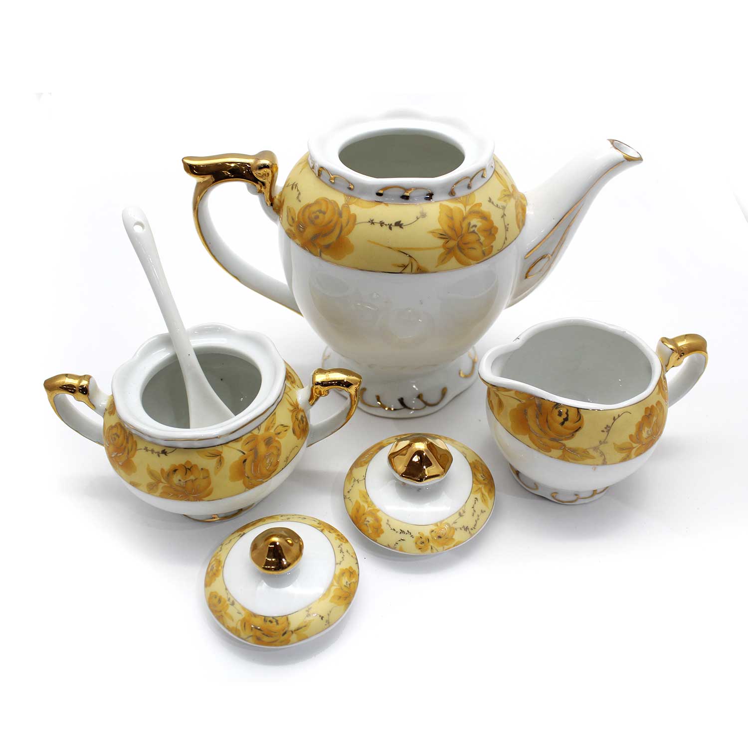 Ceramic Traditional Tea Serving Set 15 Pc Set LKJTA1G